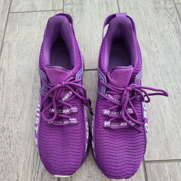 Women's Just So So Purple Athletic Sneakers Size US 9 EU 40 - Picture 5 of 12